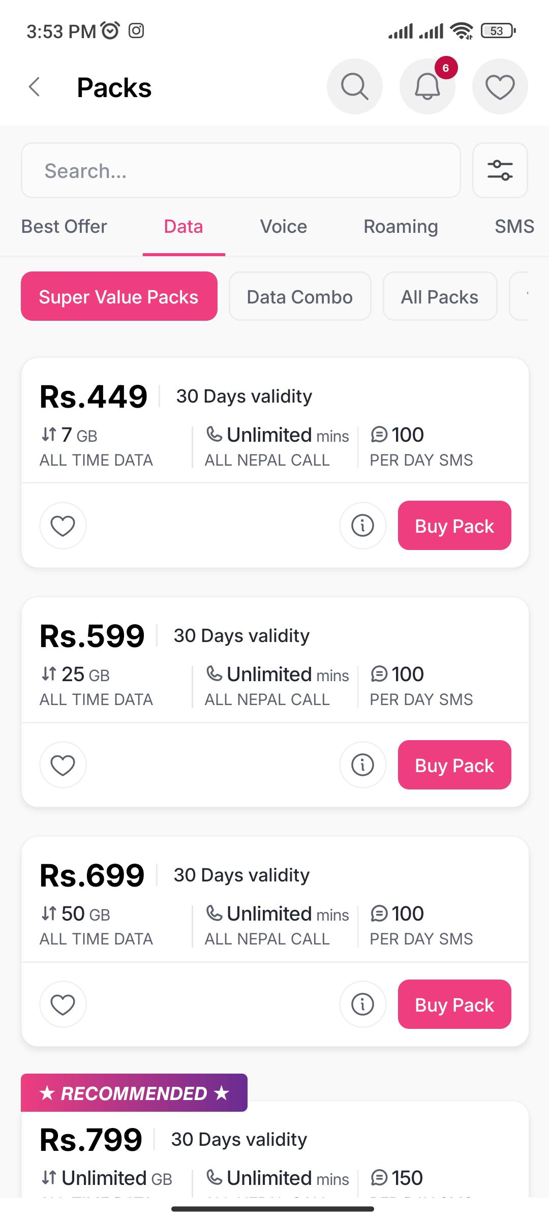 Best Packs & Offers
